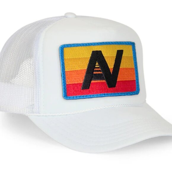 AVIATOR NATION Accessories - AVIATOR NATION RAINBOW LOGO TRUCKER HAT